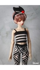 Dollmore 1/4 BJD MSD top MSD - QQOP Edge Bratop ST Black