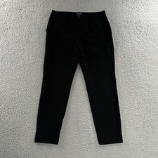 Eileen Fisher Womens Pants Black Size Small Mid Rise Pull On Viscose Blend