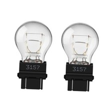 2 Pack 3157 Tail Light Bulb, 12V 3000K/P27-7W Brake Light Bulb, Replacement