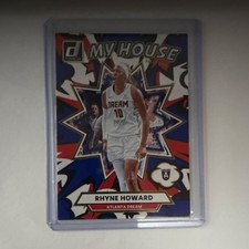 Panini 2025 Donruss WNBA My House #16 Rhyne Howard Atlanta Press Proof Blue