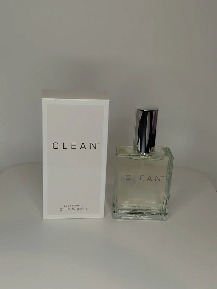 Clean by Clean 60 ml eau de parfum spray para mujer la ducha jabonosa fragancia fresca nuevo  Foto 2 de 4