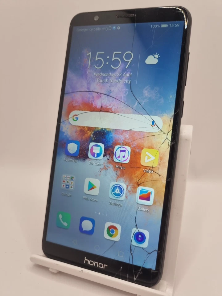 Huawei Honor 7X BND-L21 Black Unlocked 64GB 4GB Android Smartphone Cracked - Image 4 of 4