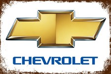 Blechschild CHEVROLET 30 x 20 cm Metallschild Retro Auto Car (0439001)