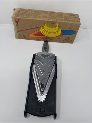 De Buyer Pro Mandoline ADJUSTABLE SLICER Kobra Stainless STL MISSING Hand GAURD