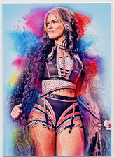 JAMIE HAYTER 2022 Vivid Prints Custom SP /5 AEW All Elite Wrestling Art Card