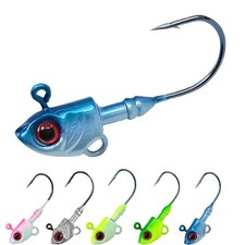 5pcs 3.5g-33g Swimbait Fishing Lures Jig Heads Fishing Hooks Spoon Fishing Baits