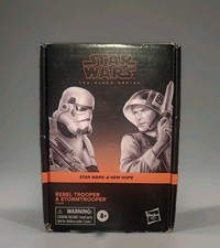Hasbro Star Wars BLACK SERIES Rebel Trooper & Stormtrooper 6  Action Figure Set