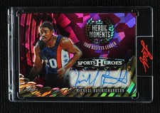 2026 Leaf Sports Heroes Pink Crystals 1/1 Micheal Ray Richardson Auto 17uv