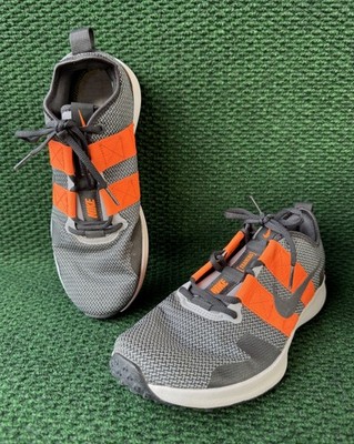 Size 9 Nike Varsity Compete TR 2 Wolf Gray Total Orange 2020 AT1239-008 *READ*