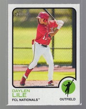 2022 Topps Heritage Minor League Edition #122 Daylen Lile