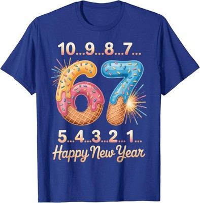 Happy New Year 2026 Eve Party Countdown Fireworks Unisex T-Shirt