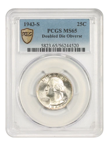 1943-S Washington Quarter — photo from the most recent tracked eBay sale