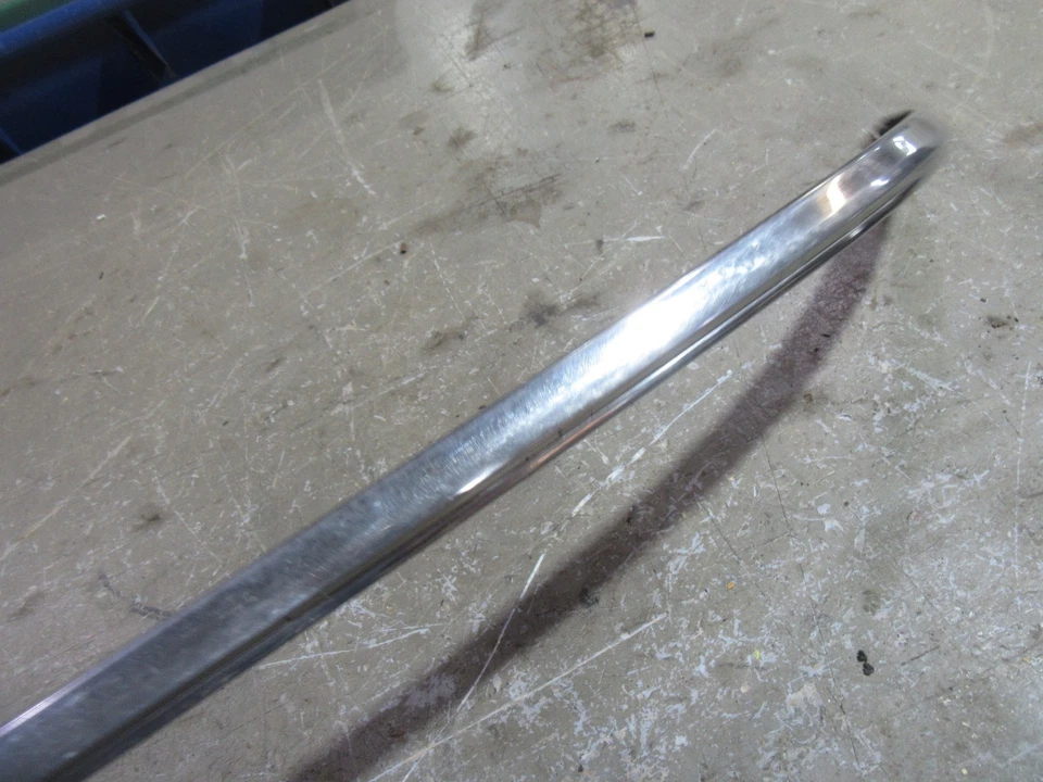 Ford Customline 1955 4 puertas exterior ventana trasera moldura superior acero inoxidable Foto 3 de 4