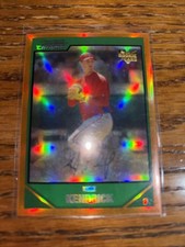 2007 Bowman Chrome Orange Refractor RC Kyle Kendrick 9/25 Philadelphia Phillies