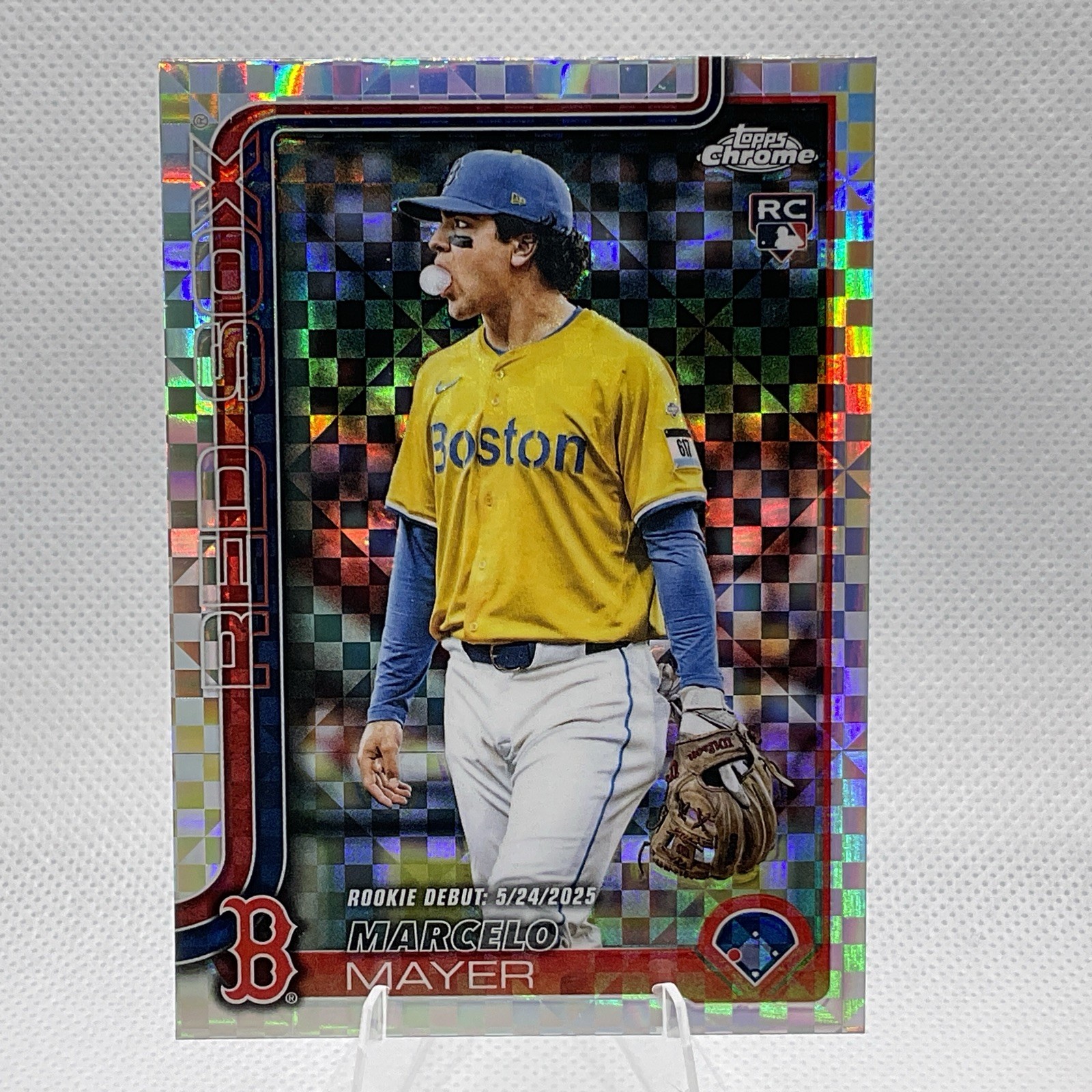 2025 Topps Chrome Update Marcelo Mayer RC Xfractor Refractor #USC117 RedSox