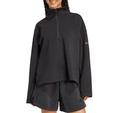 adidas Soft Lux QuarterZip Womens Black SB1158-JM1659