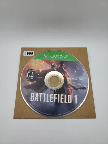 Battlefield 1 Microsoft Xbox One Disc Only No Tracking