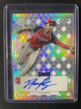2022 Leaf Perfect Game TJ Pompey Silver Metal Autograph Arkansas!!!