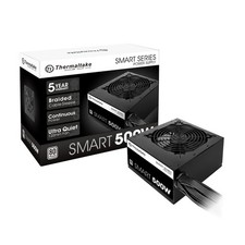 Thermaltake Smart 500W 80 White Certified PSU, Continuous Power with 120mm U...