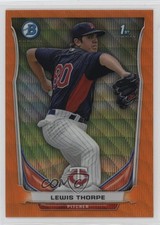 2014 Bowman Prospects Chrome Retail Orange Wave Refractor Lewis Thorpe 10k8