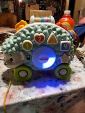 Fisher Price Linkimals Hedgehog Happy Shapes Musical Learning Toy WORKS GREAT