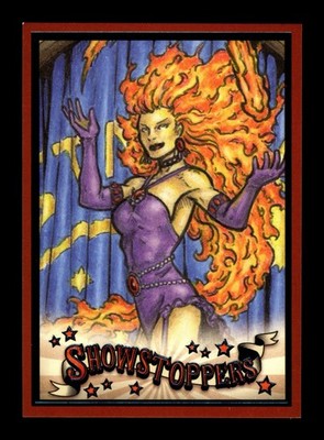 601. bombshells series 3 . #SH5    Starfire    . Showstoppers . 2019 . PWE