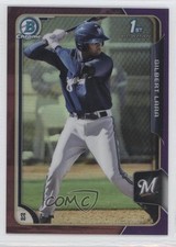 2015 Bowman Chrome Prospects Purple Refractor 57/250 Gilbert Lara #BCP121 fm0