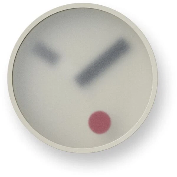 Reloj de Pared Lemnos Kehai KM22-01-GY Gris Analógico 130x55mm Aluminio Barrido Segundero Foto 2 de 4