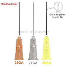Dental Endo Irrigation Needles Disposable Syringe Tips 25G/27G/30G Side Vent New