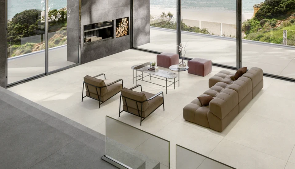 48"x48" Cementi- Fresh White Matte Finish Porcelain Large Format Tile - Image 4 of 4