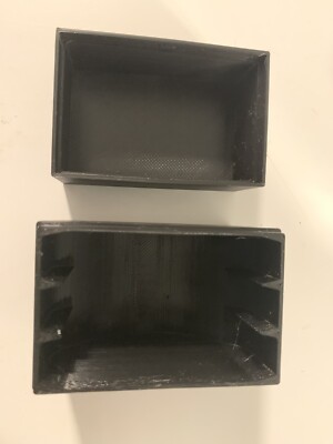 Custom 3DP Design Storage Box Holds 3x 10oz Silver Coins In Capsule Type B