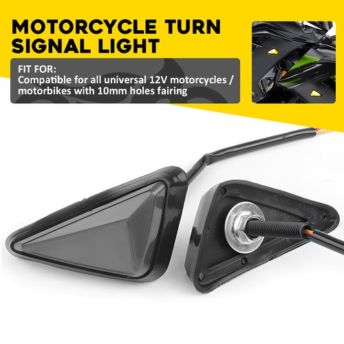 Turn Signals Light Lamp Front LED For All Universal 12V Motorcycles / Motorbikes - Picture 7 of 22