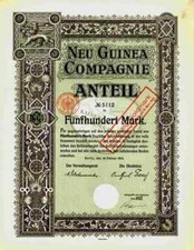Neu Guinea Compagnie 1914 Venezuela Westafrika Hamburg Kaiser Wilhelmland 500 M