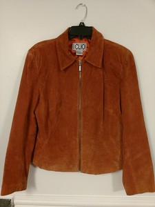 rust suede jacket