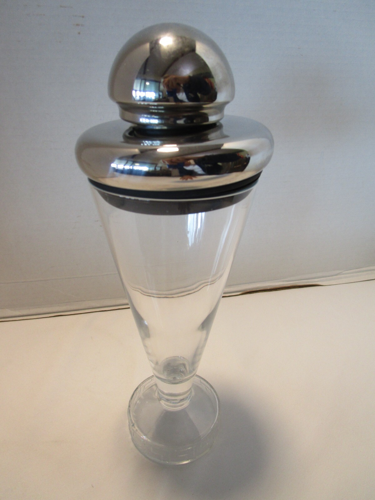 Postmodern Glass Cocktail Shaker Alessi Campari Matteo Thun Italy 1980