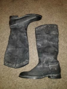 frye melissa button stud boot