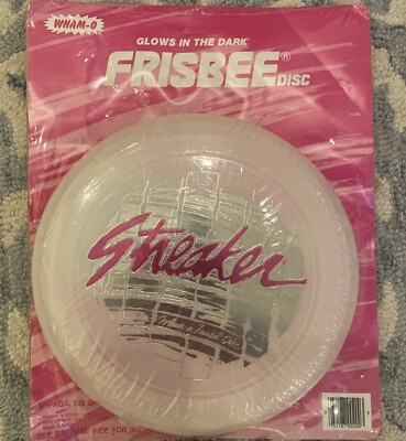 Vintage 1980's Wham-O Frisbee Glow In The Dark Streaker NIB NEW !
