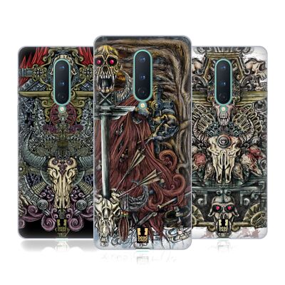 HEAD CASE DESIGNS ANIMAL SKULL COLOURED SOFT GEL CASE FOR GOOGLE ONEPLUS PHONES
