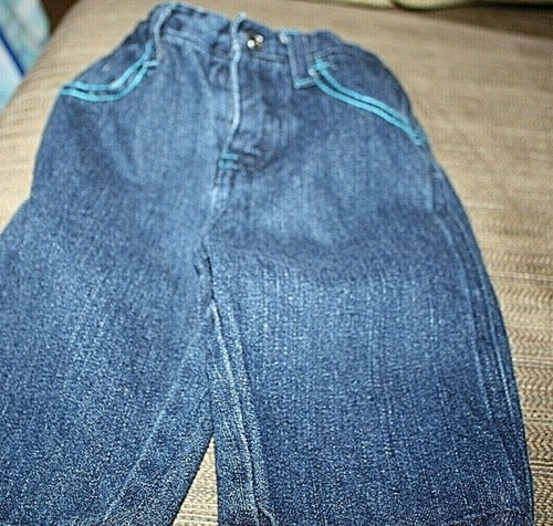 Roca Baby Jeans Boys size 0-6 months Blue Pants Brown Label -EEEE ! - Picture 3 of 6