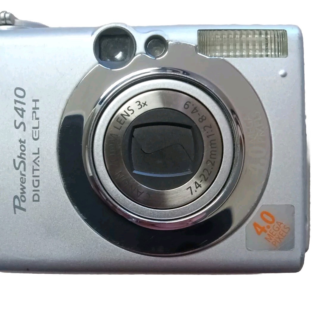 Canon PowerShot S410 ELPH Digital Camera 4MP CF Card Battery
