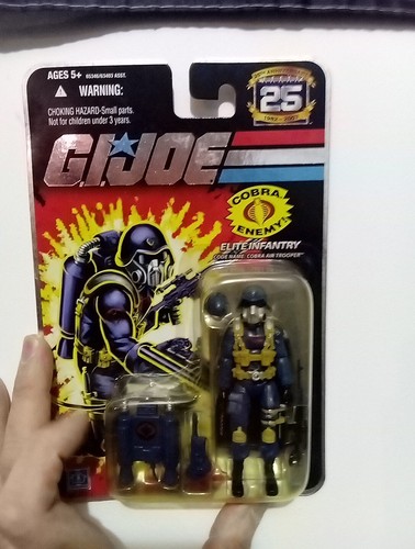 Gi Joe 25th Jubiläum Cobra Luft Trooper Elite Infanterie Hasbro