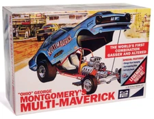 1:25 MPC *GEORGE MONTGOMERY* Multi-Maverick Funny Car *PLASTIC MODEL KIT* MISB!