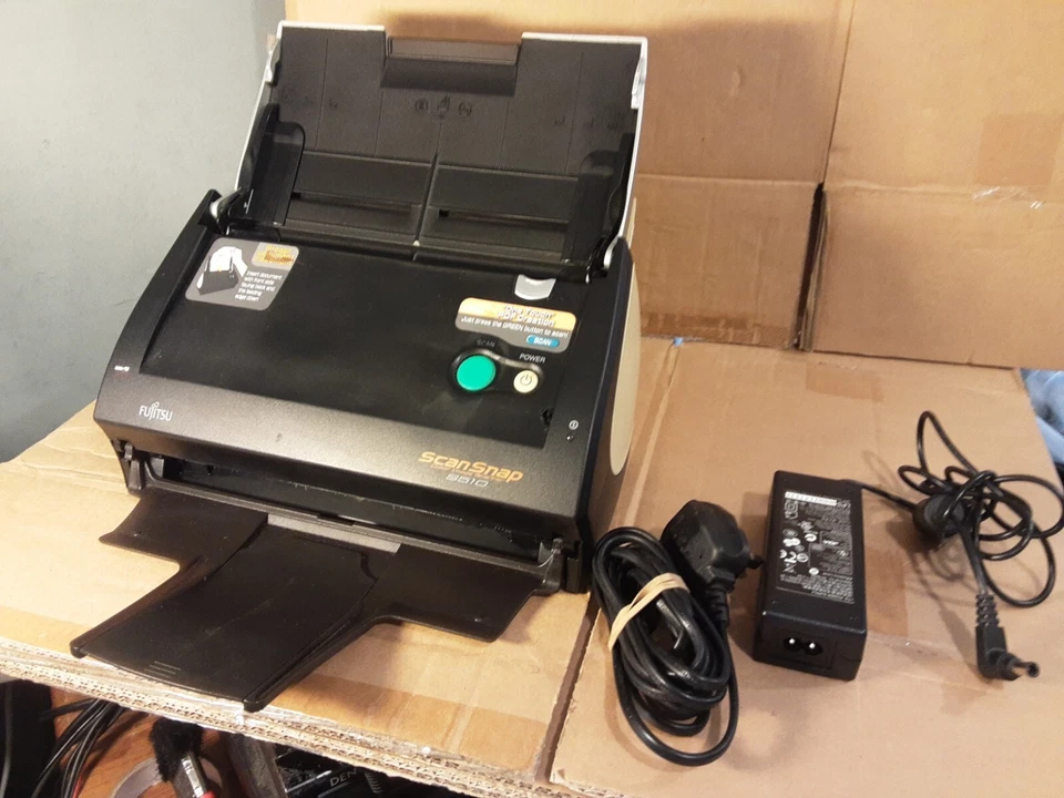 Fujitsu ScanSnap S510 Double-Sided Compact Scanner WITH POWER SUPPLY - Image 4 of 4