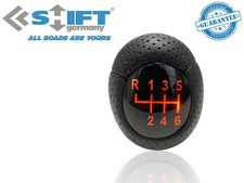 Bmw Illimunated Gear Shift Knob 6 Speed Black Color Punched Shift Germany