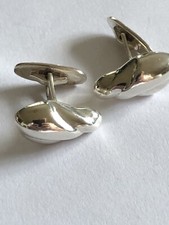 Georg Jensen Sterling Silver Cufflinks Denmark Danish Vintage estate 1319