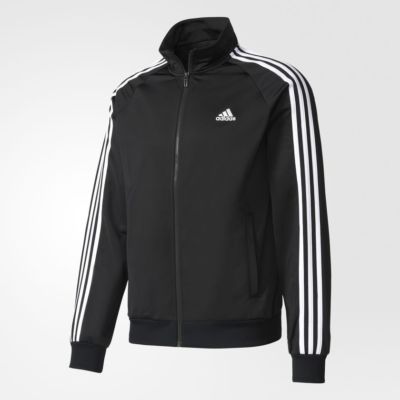 adidas essentials track jacket black