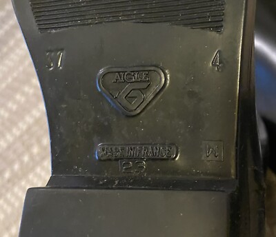 AIGLE Ecuyer Waterproof Black Rubber Equestrian Horseback