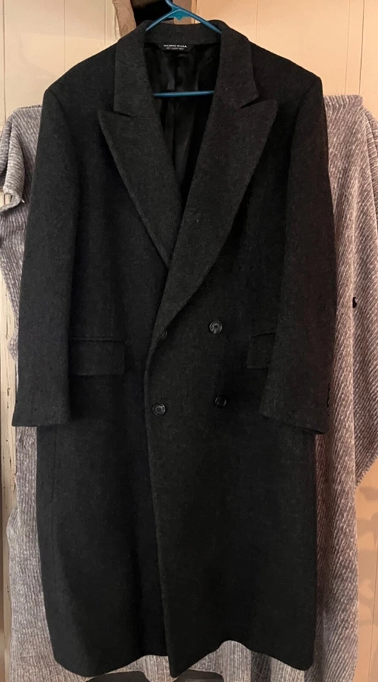 Abrigo de lana deportivo vintage Christian Dior Monsieur gabardina gris Foto 4 de 4