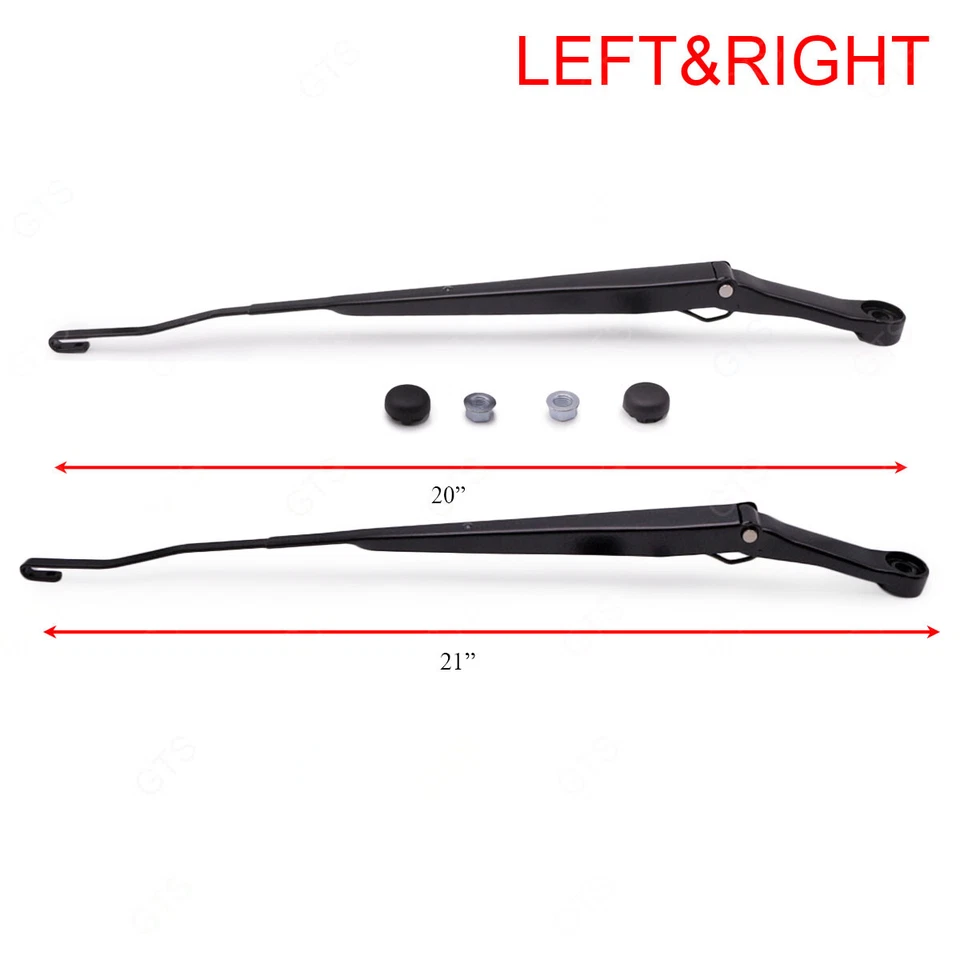 Fits Isuzu D-Max Dmax 2003 11 Set Lh+Rh Metal Windshield Wiper Arms Assembly - Image 4 of 4