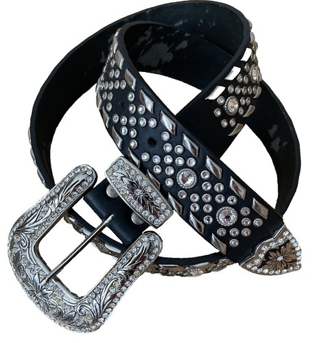 Christine Alexander L or M Studded Leather Western Bling  display picture 2